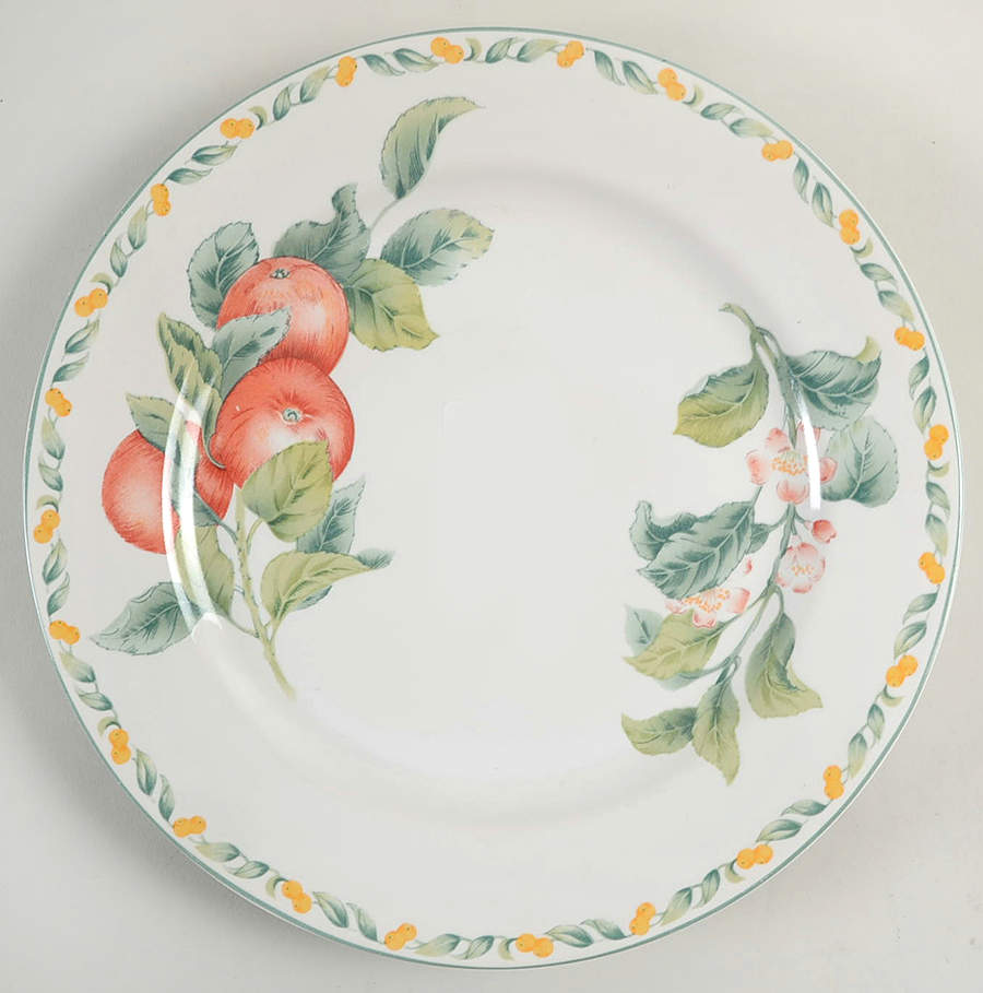 Country Fruit Dinner Plate by Avon-1