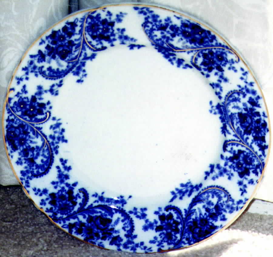 Queens Border Dinner Plate by Adams China-1