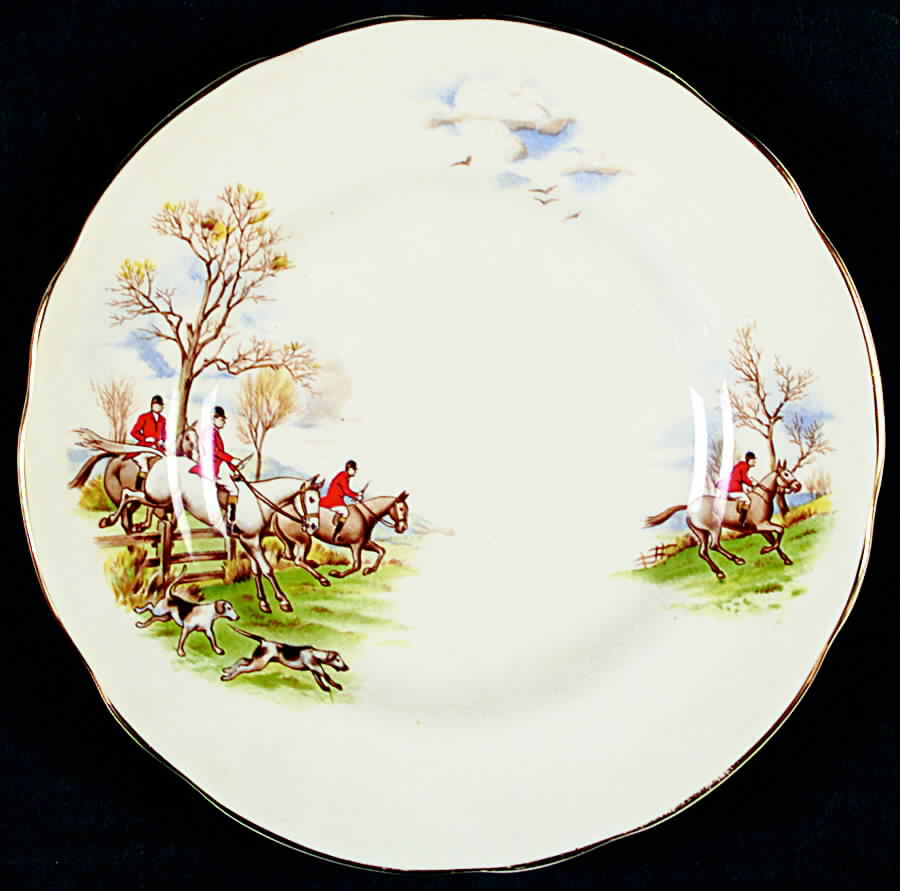 Tally Ho (Scalloped) Bread & Butter Plate by Arklow-1