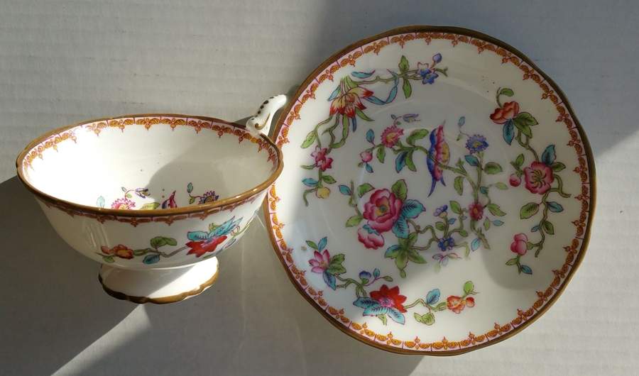 5683 Footed Cup & Saucer Set by John  Aynsley & Sons-1