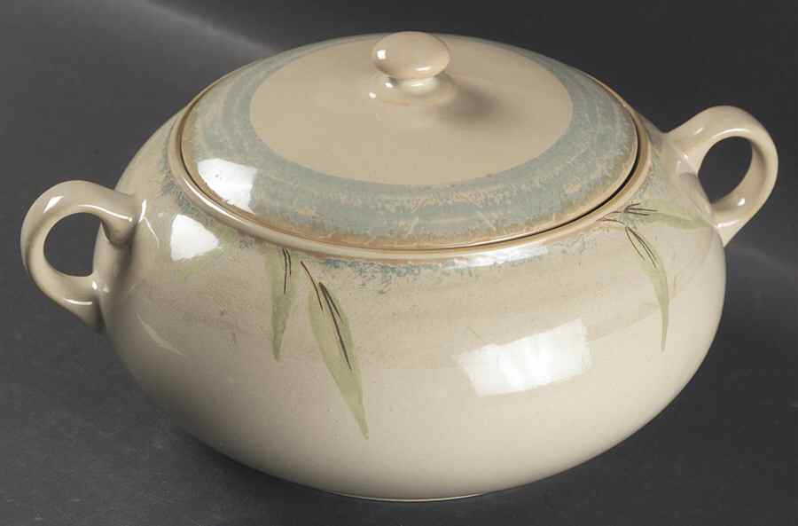 Bamboo Round Covered Vegetable by 222 Fifth (PTS)-1