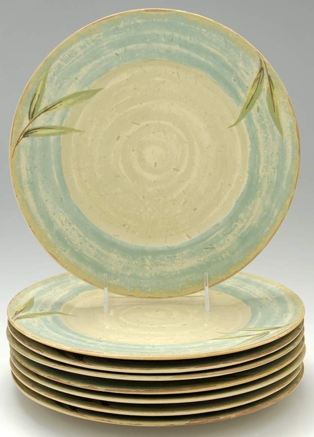 Bamboo Dinner Plate - Set of 8 by 222 Fifth (PTS)-1