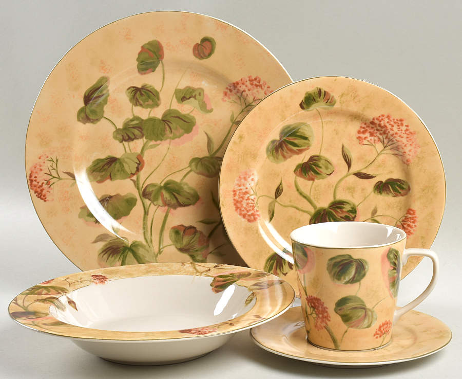 Asian Antique 5 Piece Place Setting by 222 Fifth (PTS)-1