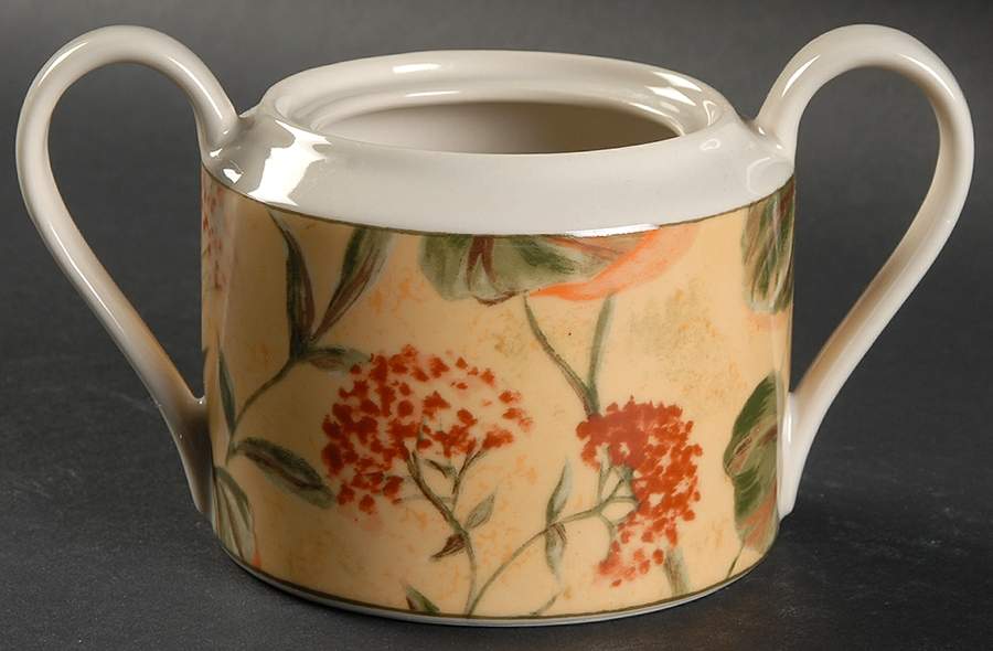 Asian Antique Sugar Bowl No Lid by 222 Fifth (PTS)-1