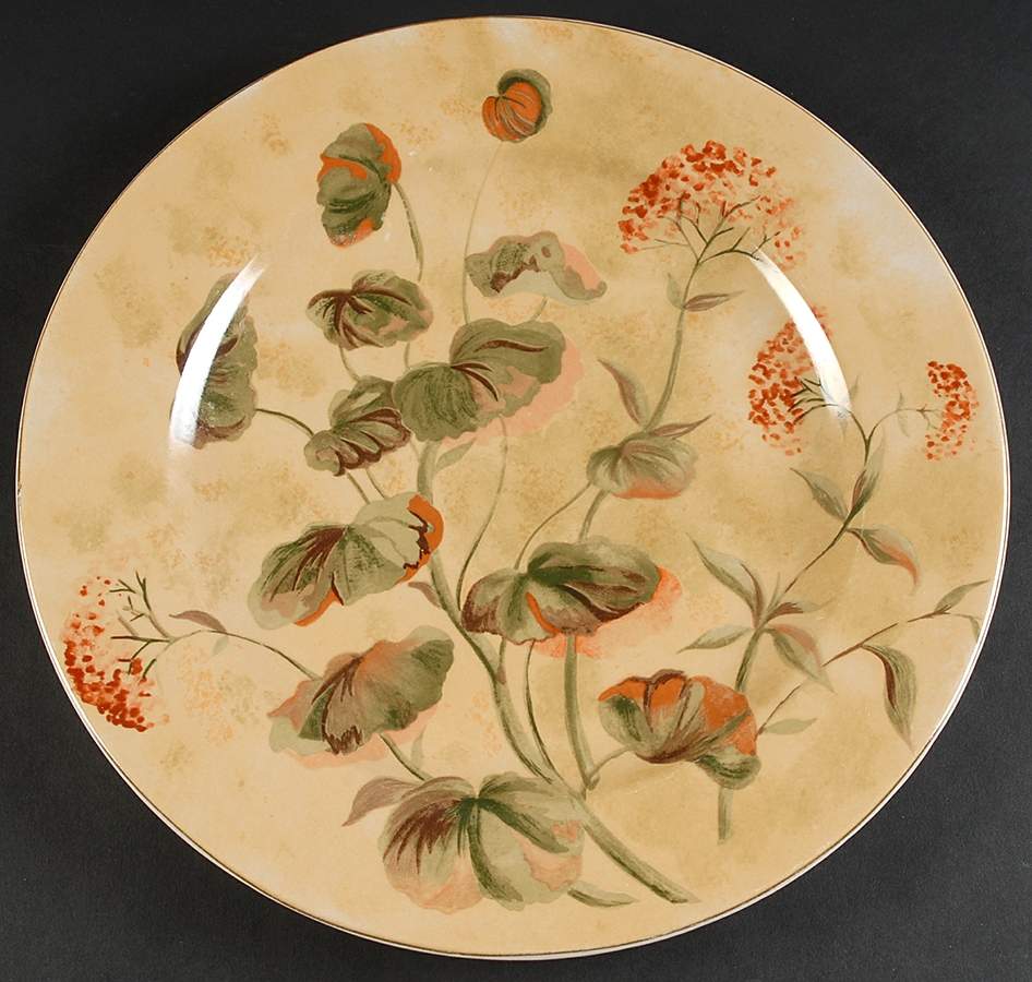 Asian Antique 12" Chop Plate (Round Platter) by 222 Fifth (PTS)-1