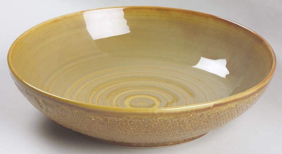 Craft Adobe Red 10" Large Salad Serving Bowl by 222 Fifth (PTS)-1