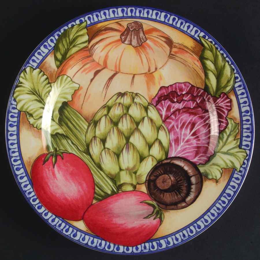 Le Verdure Salad/Dessert Plate by American Atelier-1