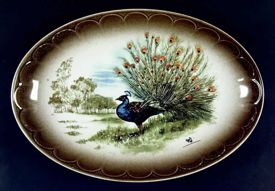 VAC3 15" Oval Serving Platter by VARM Ceramica (Italy)-1