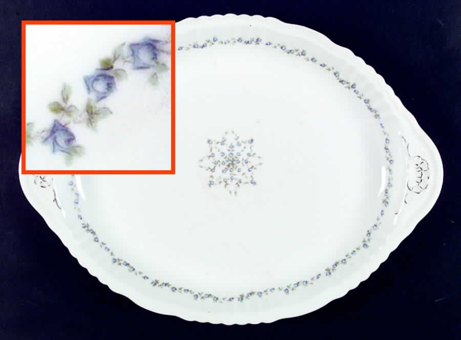 VTO21 14" Oval Serving Platter by Victoria (Austria)-1