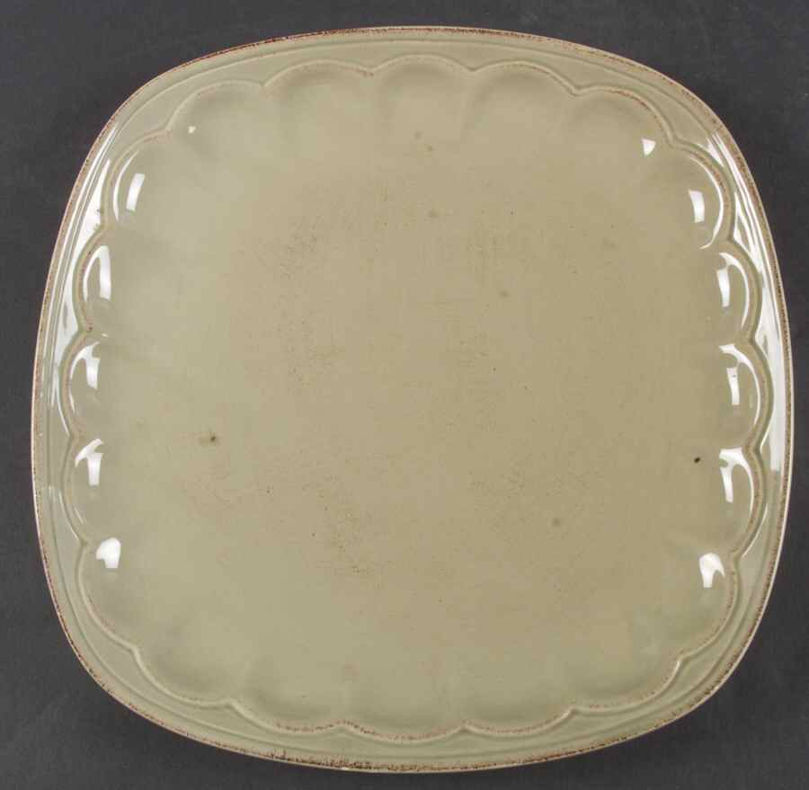 Tranquility Sage Square Dinner Plate by American Atelier-1