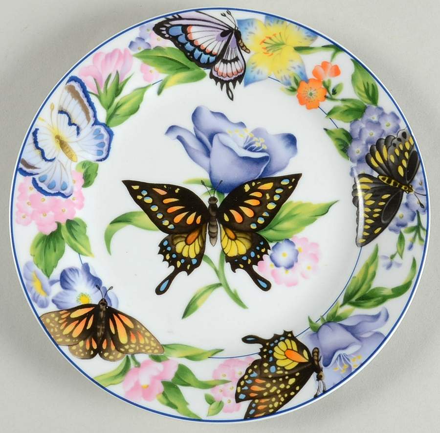 Butterfly Salad/Dessert Plate by American Atelier-1