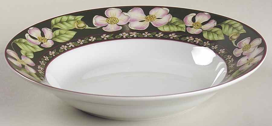 Dogwood Rim Soup Bowl by American Atelier-1