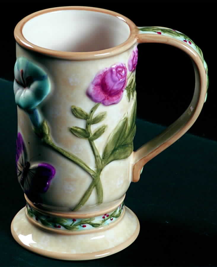 Floral Daze Sculpted Mug by American Atelier-1