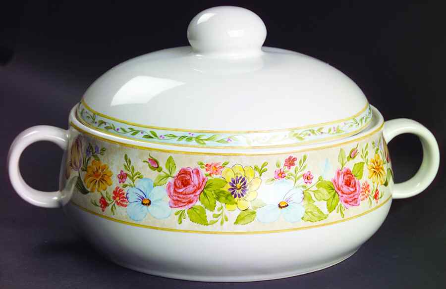 Floral Daze 2 Qt Round Covered Casserole by American Atelier-1