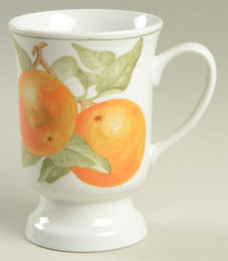Harvest Fruit Footed Mug by American Atelier-1