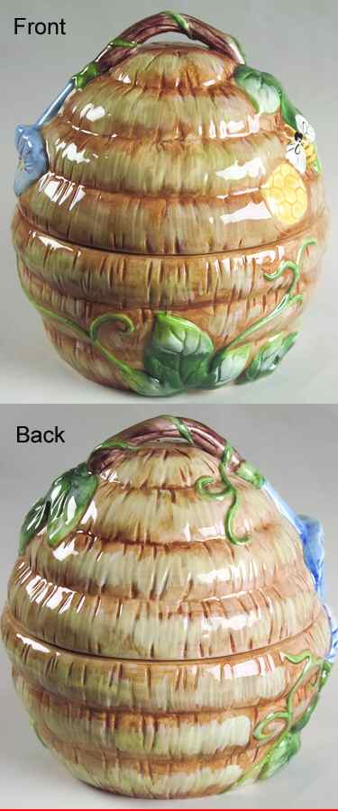 Morning Garden Covered Soup Bowl by American Atelier-1