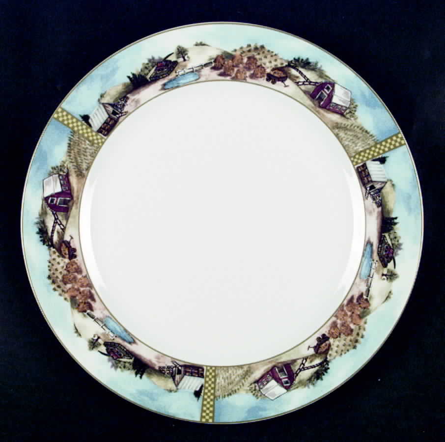 Ol' Mcdonald Dinner Plate by American Atelier-1
