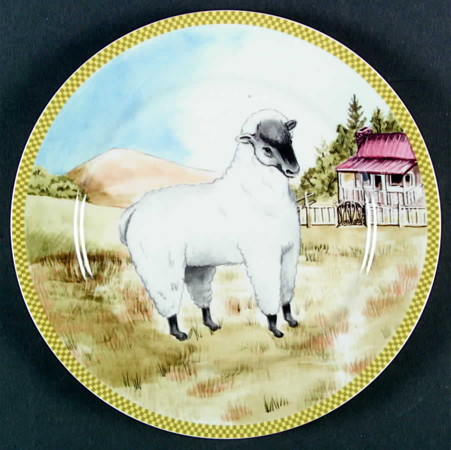 Ol' Mcdonald Accent Dinner Plate by American Atelier-1