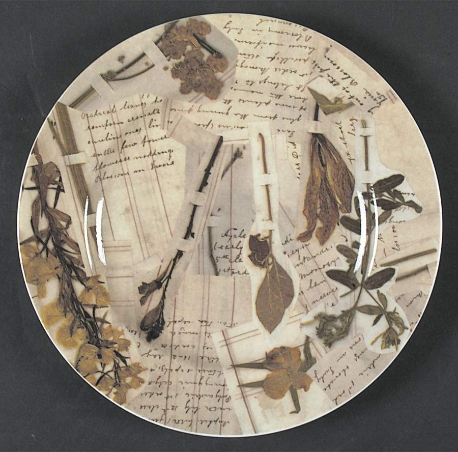 Collage Salad/Dessert Plate by American Atelier-1