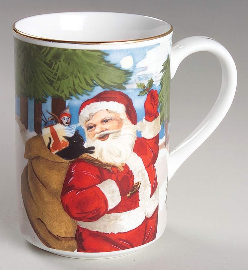 Santa Mug by American Atelier-1