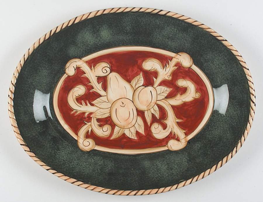 Noel 18" Oval Serving Platter by American Atelier-1