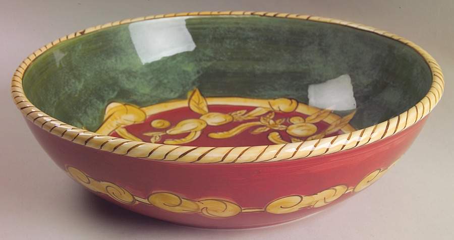 Noel 13" Pasta Serving Bowl by American Atelier-1