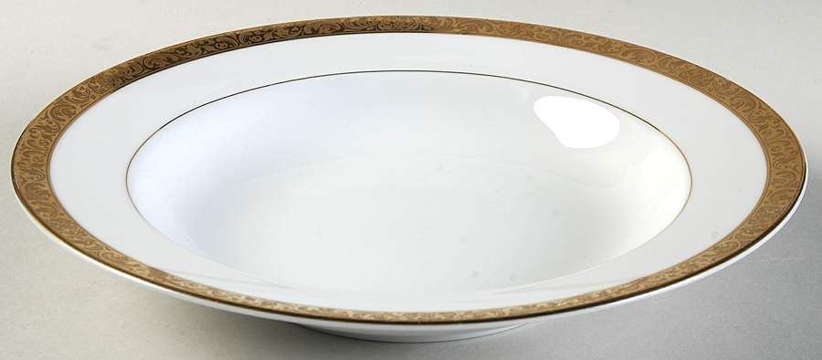 Windsor Gold Rim Soup Bowl by American Atelier-1