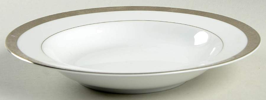 Windsor Platinum Rim Soup Bowl by American Atelier-1