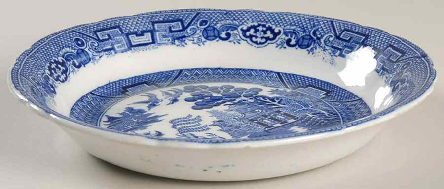 Willow Blue (Scalloped) Coupe Soup Bowl by Allerton's-1