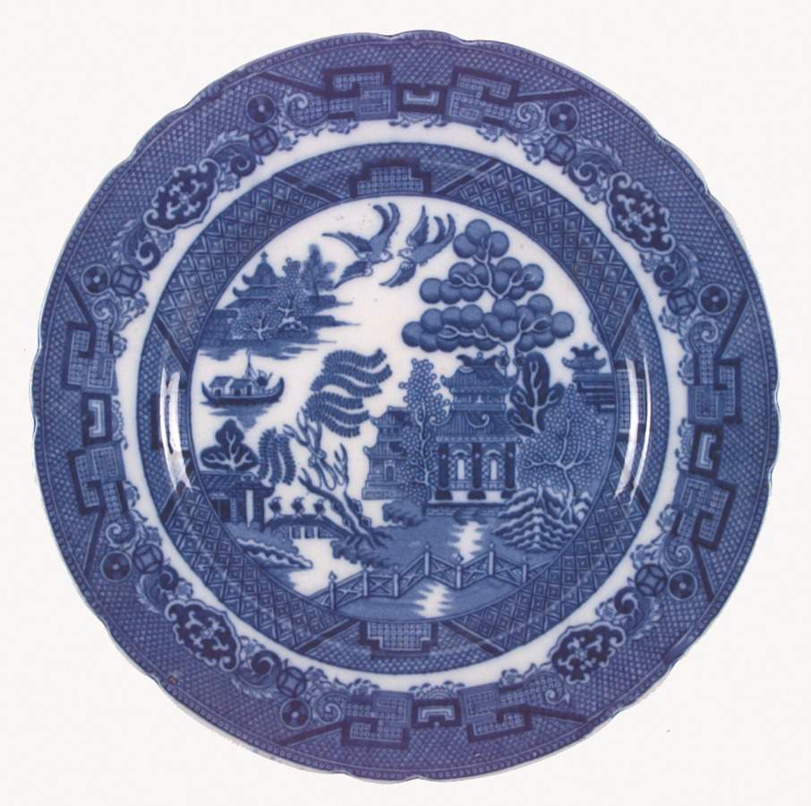 Willow Blue (Scalloped) Dinner Plate by Allerton's-1