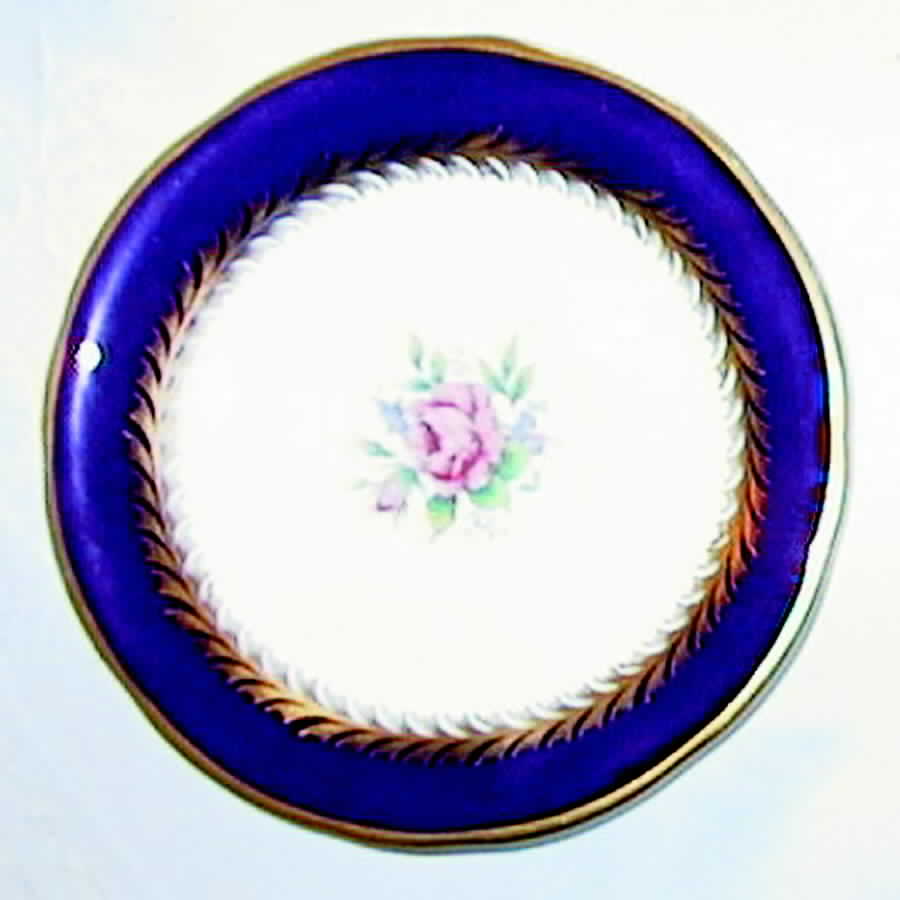8081 Cobalt Blue Saucer by John  Aynsley & Sons-1