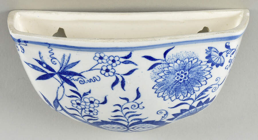 Blue Onion Wall Pocket for Fountain Wall Pocket Set by Arnart-1