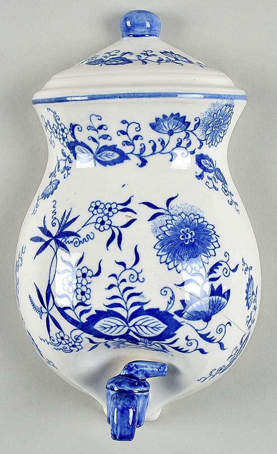 Blue Onion Fountain for Fountain Wall Pocket Set by Arnart-1