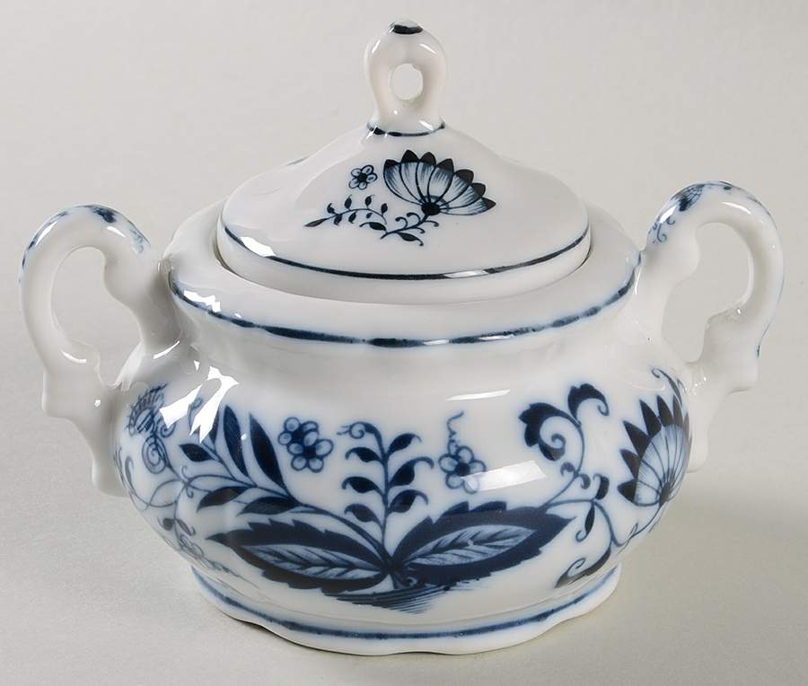 Blue Onion Mini Sugar Bowl & Lid by Arnart-1