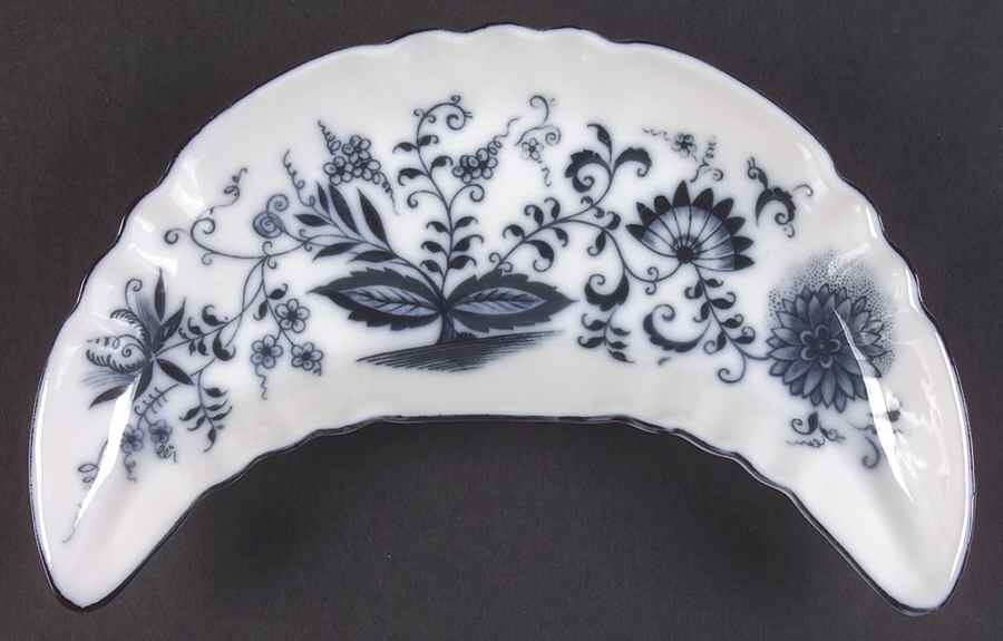 Blue Onion Crescent Salad Plate by Arnart-1