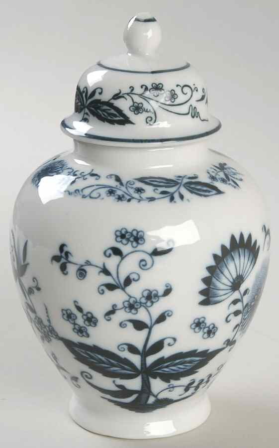 Blue Onion Small Ginger Jar & Lid by Arnart-1