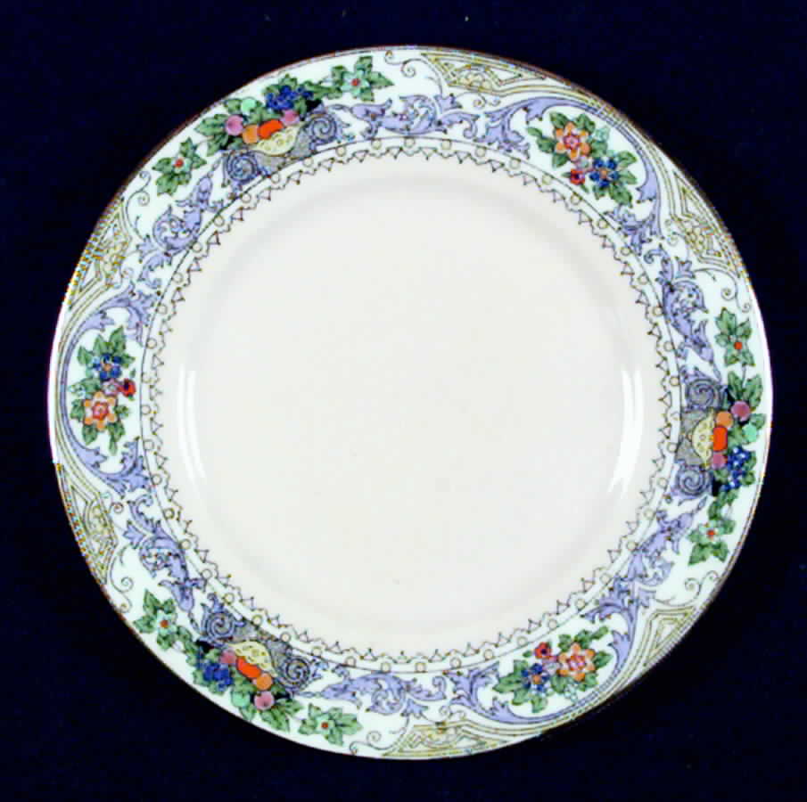 Almora (Cream Center) Bread & Butter Plate by Adderley-1