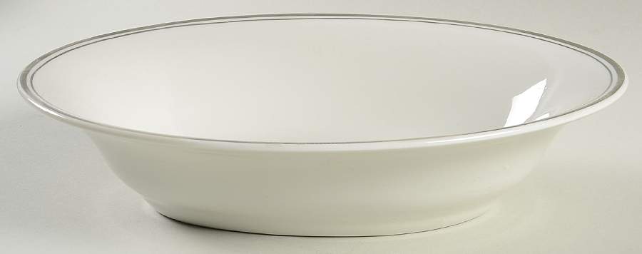 Wedding Ring 10" Oval Vegetable Bowl by Aladdin - USA-1
