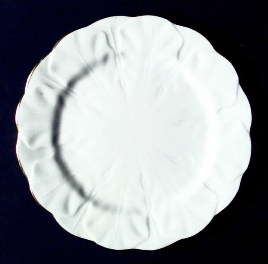 Golden Crocus (Rim) Salad Plate by John  Aynsley & Sons-1