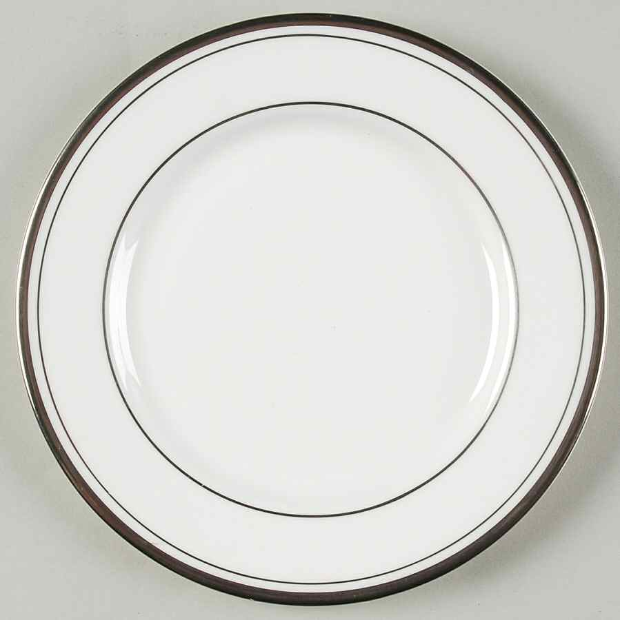 Corona Platinum Bread & Butter Plate by John  Aynsley & Sons-1