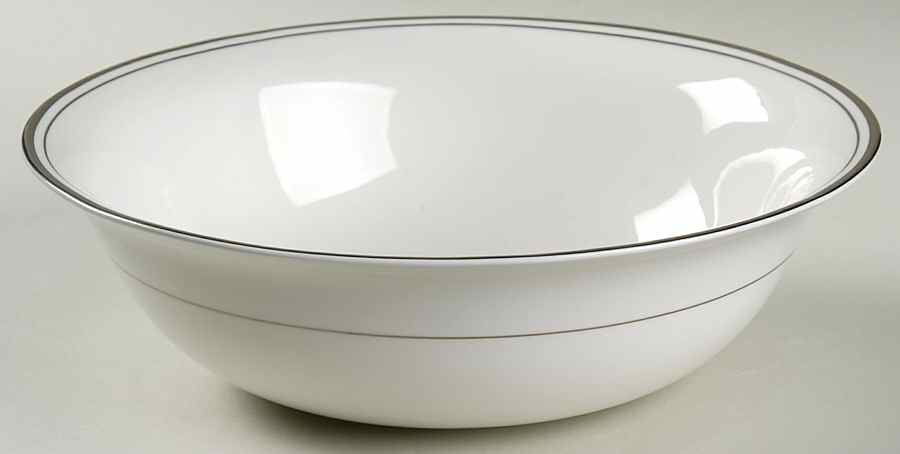 Corona Platinum 9" Salad Serving Bowl by John  Aynsley & Sons-1