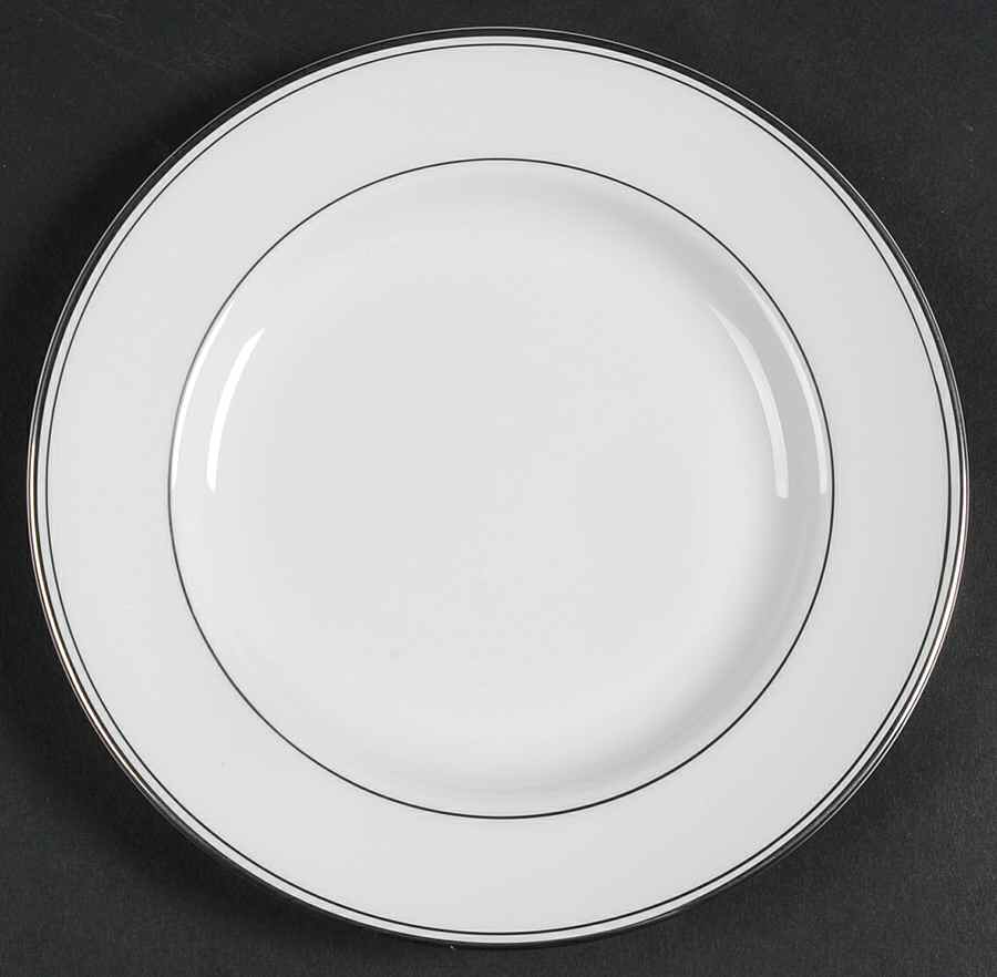 Corona Platinum Dessert/Pie Plate by John  Aynsley & Sons-1
