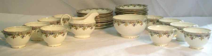 A3014 Footed Cup & Saucer Set by John  Aynsley & Sons-1