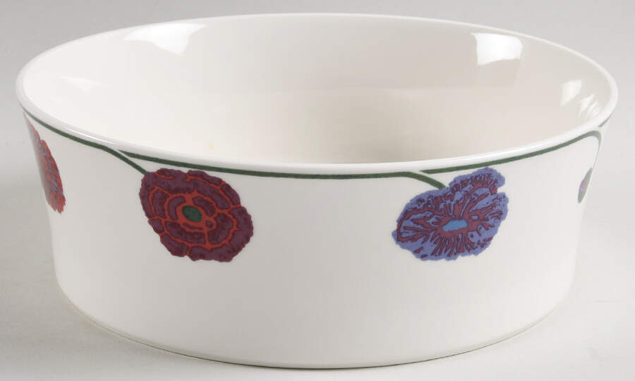 Illusia 9" Round Vegetable Bowl by Arabia of Finland-1