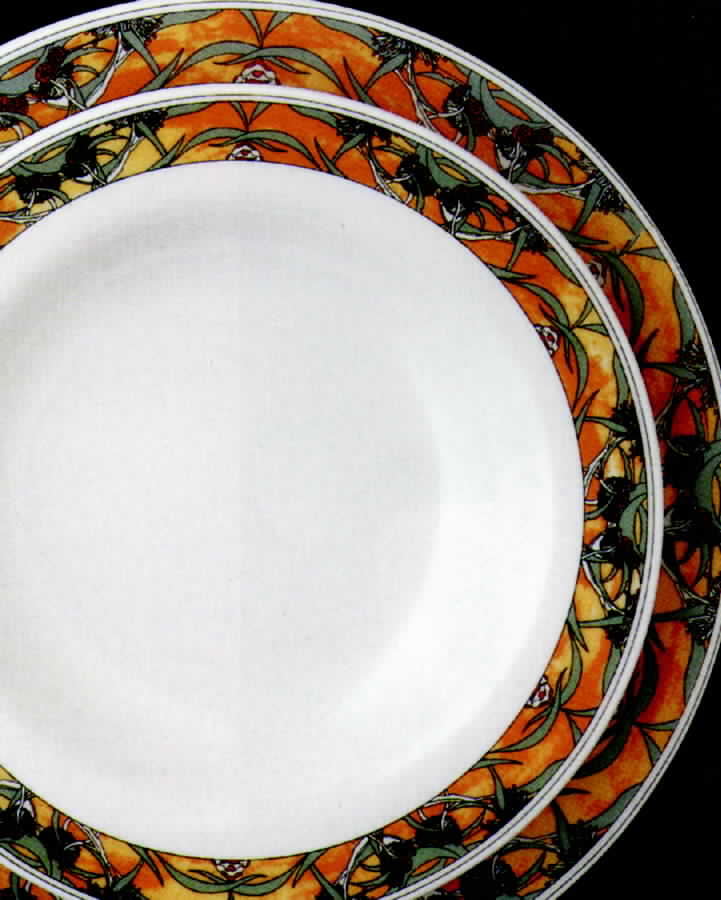 Hakea Gold Dinner Plate by Australian Fine China-1