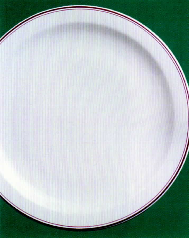 Leeuwin Burgundy Dinner Plate by Australian Fine China-1