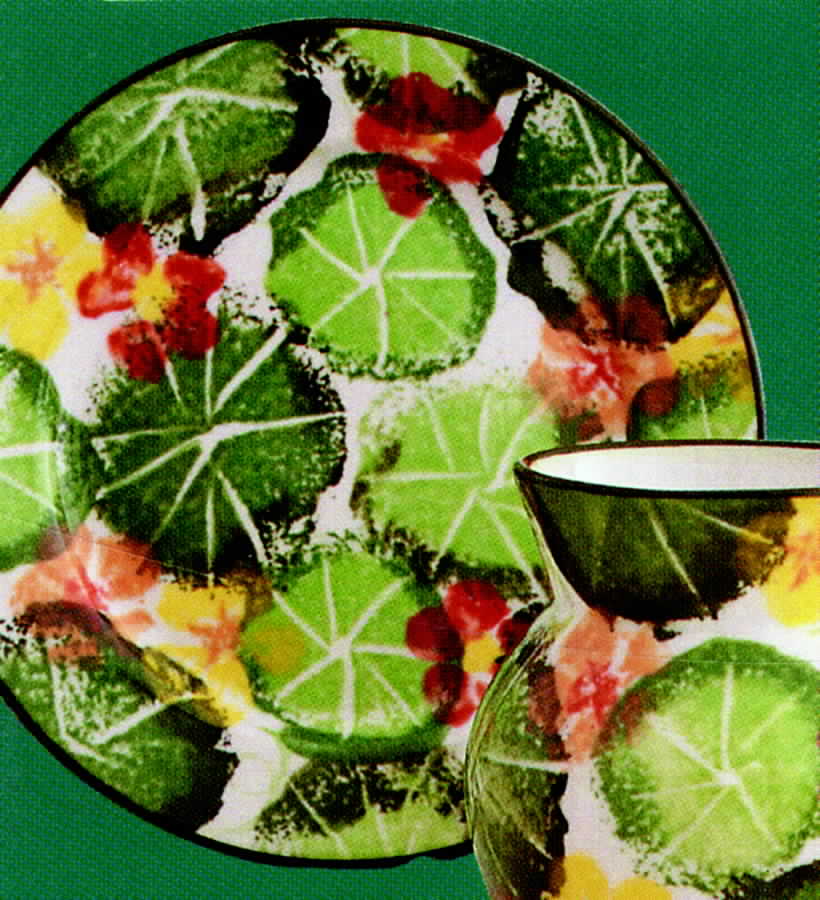 Nasturtium Dinner Plate by Australian Fine China-1