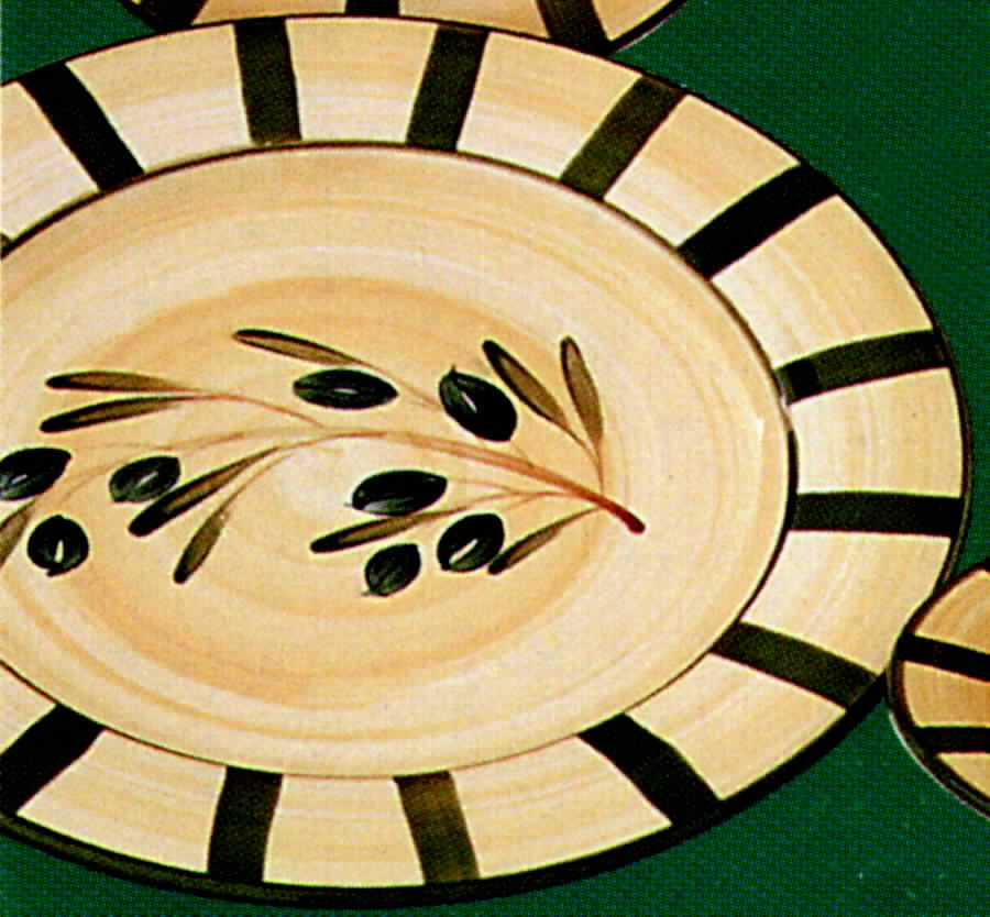 Olives Dinner Plate by Australian Fine China-1