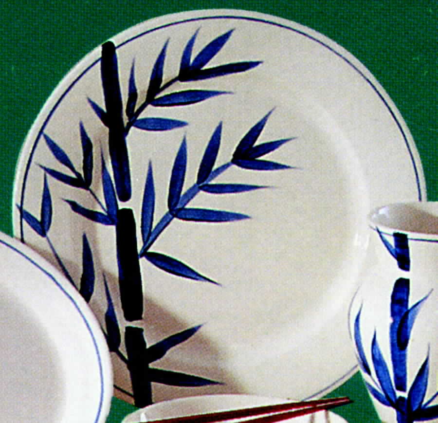 Bamboo Dinner Plate by Australian Fine China-1