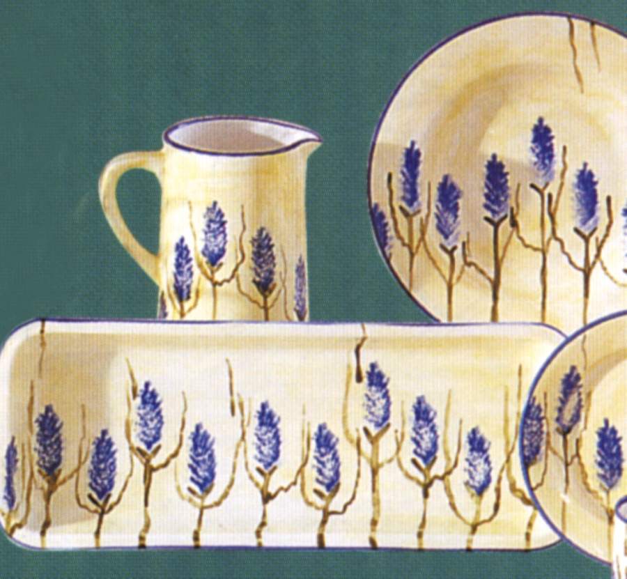 Lavender Large Sandwich Tray by Australian Fine China-1
